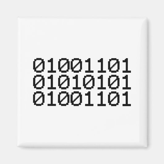 BINARY MUM MAGNET (Vorne)