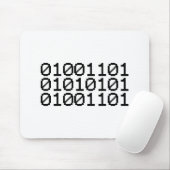 BINARY MUM MOUSEPAD (Mit Mouse)