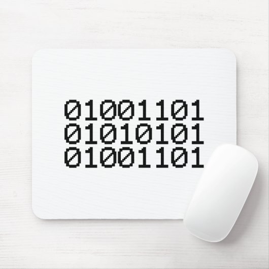 BINARY MUM MOUSEPAD (Mit Mouse)