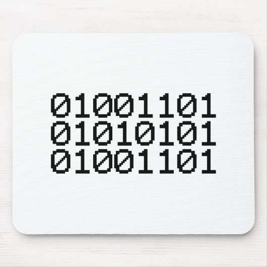 BINARY MUM MOUSEPAD (Vorne)