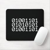 BINARY MUM MOUSEPAD (Mit Mouse)