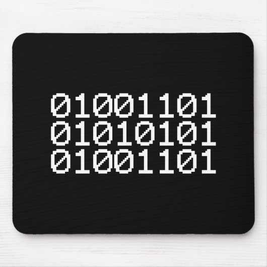 BINARY MUM MOUSEPAD (Vorne)