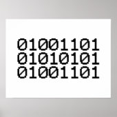 BINARY MUM POSTER (Vorne)