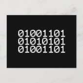 BINARY MUM POSTKARTE (Vorderseite)