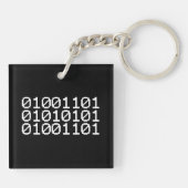 BINARY MUM SCHLÜSSELANHÄNGER (Rückseite)