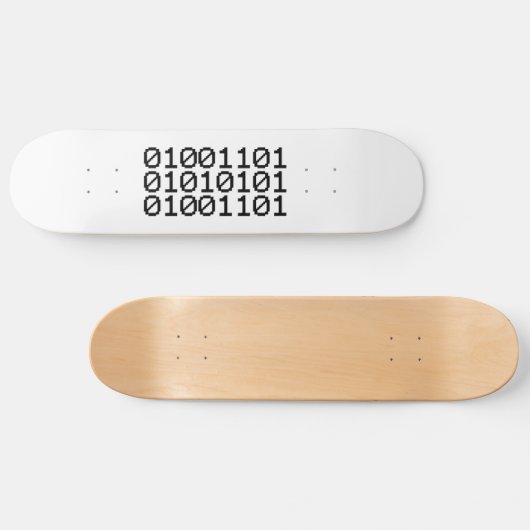 BINARY MUM SKATEBOARD (Horizontal)