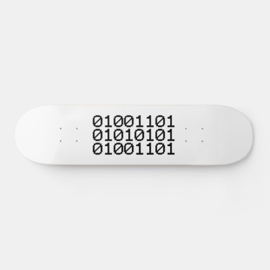 BINARY MUM SKATEBOARD (Horizontal)