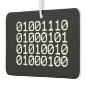 BINARY NERD AIR FRESHENER AUTOLUFTERFRISCHER (Links)