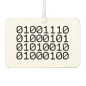 BINARY NERD AUTOLUFTERFRISCHER (Rückseite)