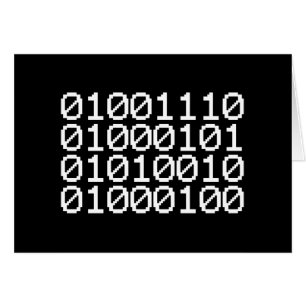 BINARY NERD CARD