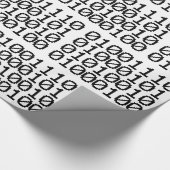 BINARY NERD GESCHENKPAPIER (Ecke)