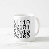 BINARY NERD KAFFEETASSE (VorderseiteRechts)