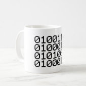 BINARY NERD KAFFEETASSE (Vorderseite Links)