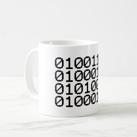 BINARY NERD KAFFEETASSE (Vorderseite Links)