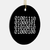 BINARY NERD KERAMIK ORNAMENT (Rechts)