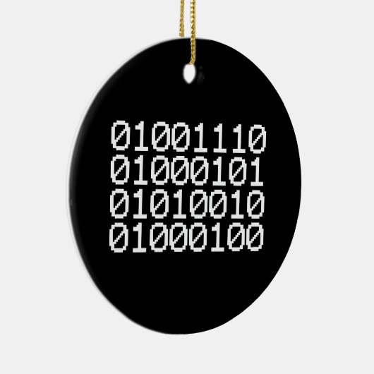 BINARY NERD KERAMIK ORNAMENT (Rechts)