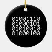 BINARY NERD KERAMIK ORNAMENT (Hinten)