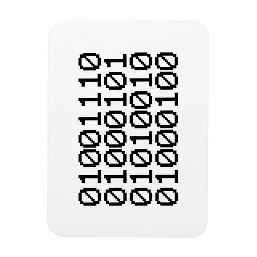 BINARY NERD MAGNET (Vertikal)
