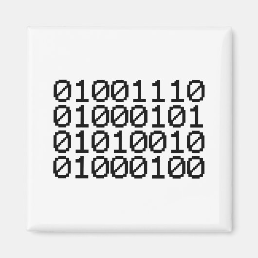 BINARY NERD MAGNET (Vorne)