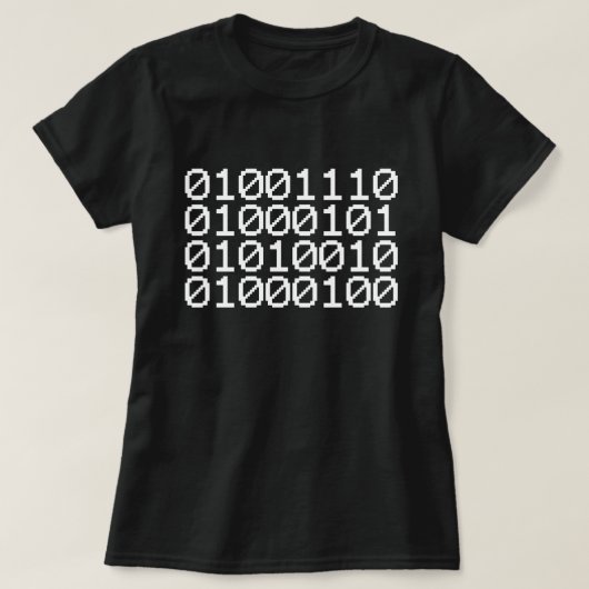 BINARY NERD T - SHIRT (Design vorne)