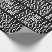 BINARY NERD WRAPPING PAPIER GESCHENKPAPIER (Ecke)