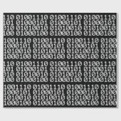 BINARY NERD WRAPPING PAPIER GESCHENKPAPIER (Flach)