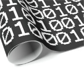 BINARY NERD WRAPPING PAPIER GESCHENKPAPIER (Rolleneckpunkt)