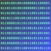 binary number aufkleber (Vorderseite)