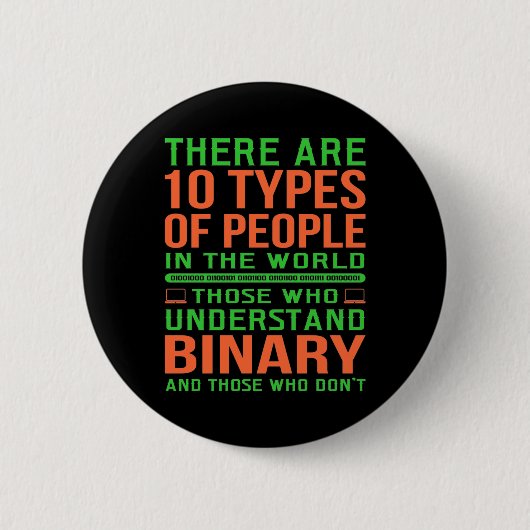 Binary Software Programmierung verstehen Button (Vorderseite)