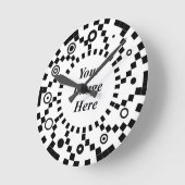Binary Spheres Spiral Wave von Kenneth Yoncich Runde Wanduhr (Winkel)
