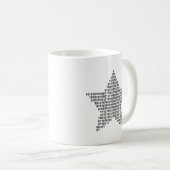 Binary Star Coffee Tasse (VorderseiteRechts)