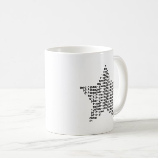 Binary Star Coffee Tasse (VorderseiteRechts)