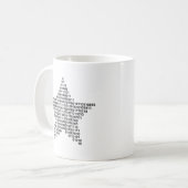 Binary Star Coffee Tasse (Vorderseite Links)