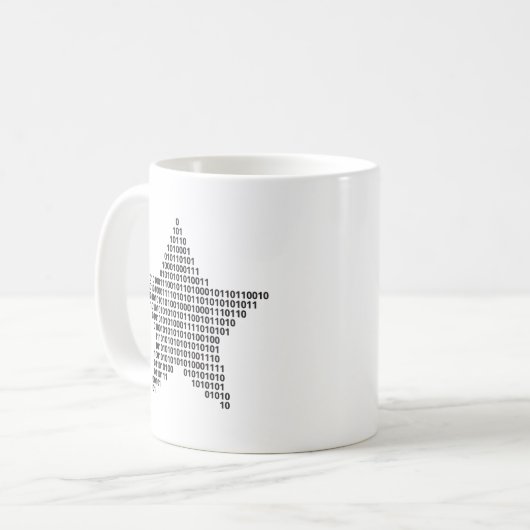 Binary Star Coffee Tasse (Vorderseite Links)