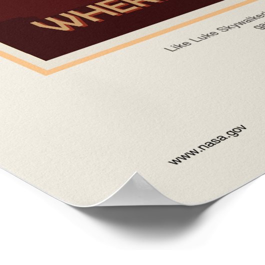 Binary Star System Astronaut auf Exoplanet Kepler Poster (Ecke)