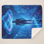 Binary Storm Digital Adventure Blanket Sherpadecke (Vorderseite (Horizontal))