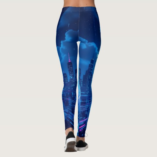Binary Storm World of Digital Leggings Tights (Rückseite)