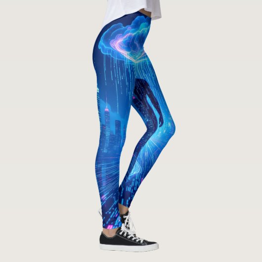 Binary Storm World of Digital Leggings Tights (Rechts)