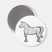 Binary Unicorn Magnet (Vorderseite/Rückseite)