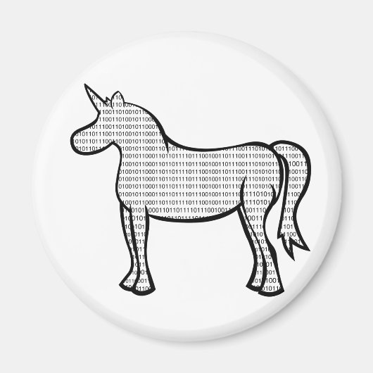 Binary Unicorn Magnet (Vorne)