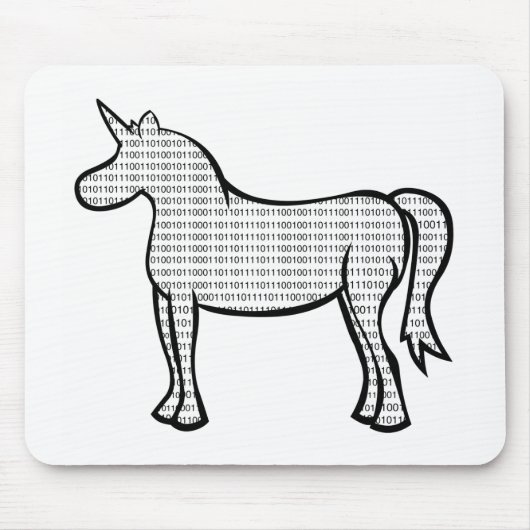 Binary Unicorn Mousepad (Vorne)