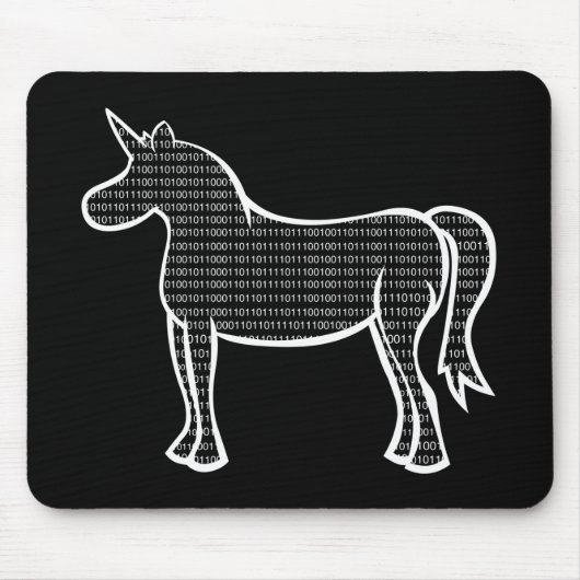 Binary Unicorn Mousepad (Vorne)
