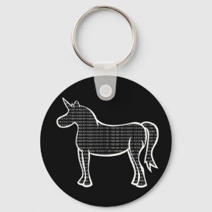 Binary Unicorn Schlüsselanhänger