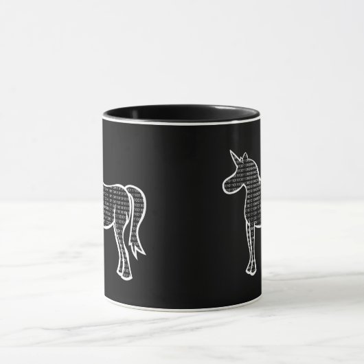 Binary Unicorn Tasse (Zentrum)