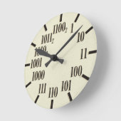 Binary Wall Clock Runde Wanduhr (Winkel)