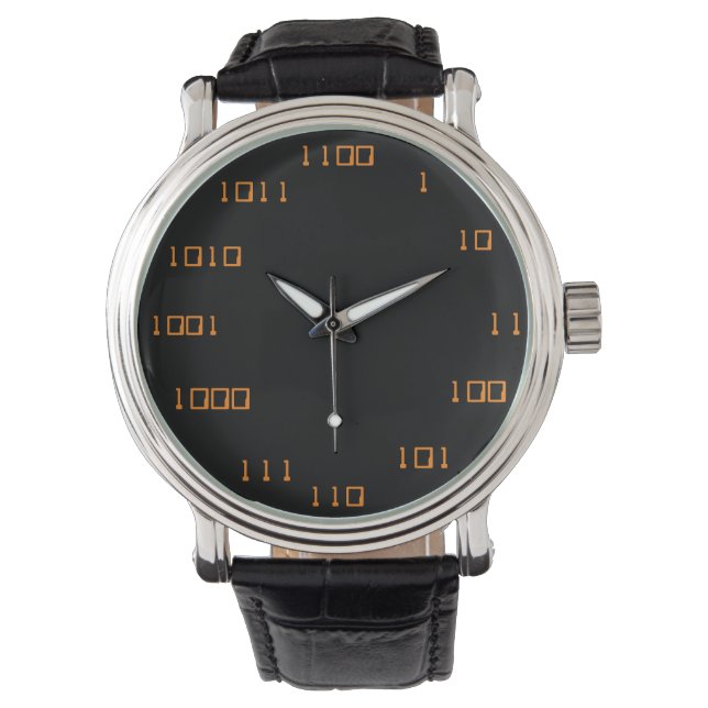 Binary Watch Armbanduhr (Vorderseite)