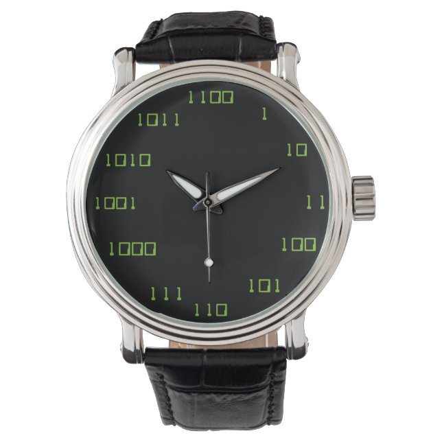 Binary Watch Armbanduhr (Vorderseite)