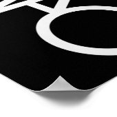 Bind Trump Sigil  Poster (Ecke)