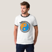 BinDang - Bitcoin u. Schlagharmonie T-Shirt (Vorne ganz)