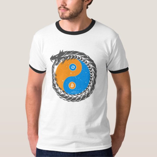 BinDang - Bitcoin u. Schlagharmonie T-Shirt (Vorderseite)